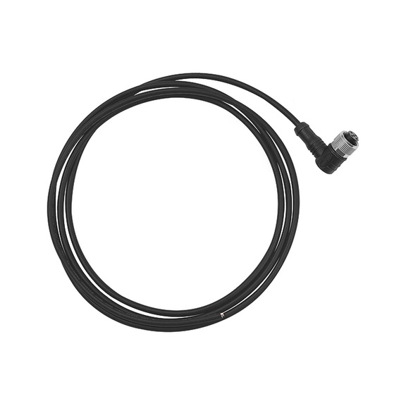 Anschlussstecker Winkelform vierpolig mit PUR-Kabel 5 m 103092 - Überwachungsgerät (Zubehör)