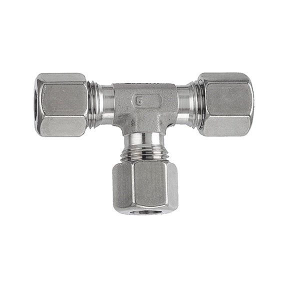 T-fitting stainless steel 1.4571 112439 - T-fitting (pneumatics)