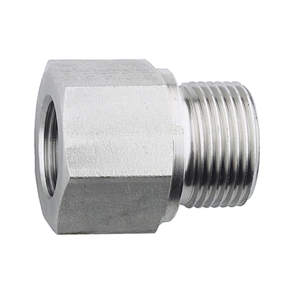Long interchangeable reducer stainless steel 1.4571 112490 - Connector/fitting (pneumatics, unspecified)