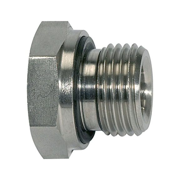 Short interchangeable reducer soft seal stainless steel 1.4571 112309 - Connector/fitting (pneumatics, unspecified)
