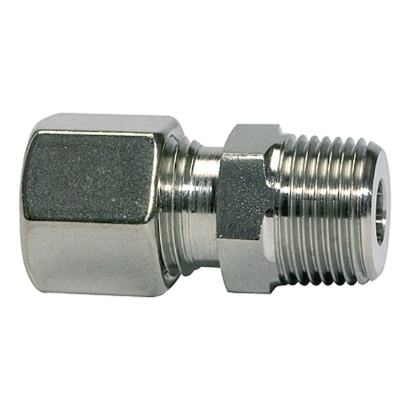 Straight screw-in fitting stainless steel 1.4571 112375 - Straight screw-in fitting (pneumatics)
