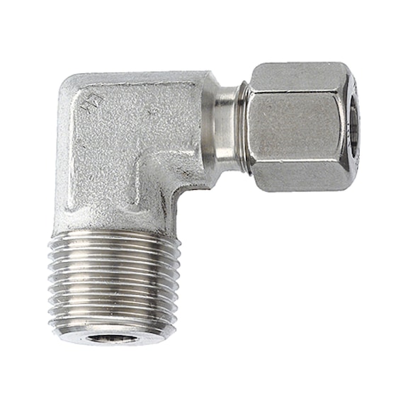 Angle screw-in fitting stainless steel 1.4571 112419 - Elbow fitting (pneumatics)