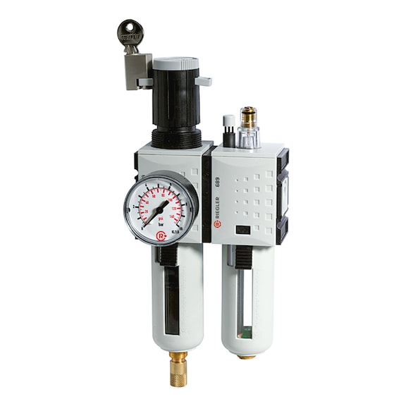 Two-piece FUTURA maintenance unit with polycarbonate container 152367 - Two-part maintenance unit (pneumatics)