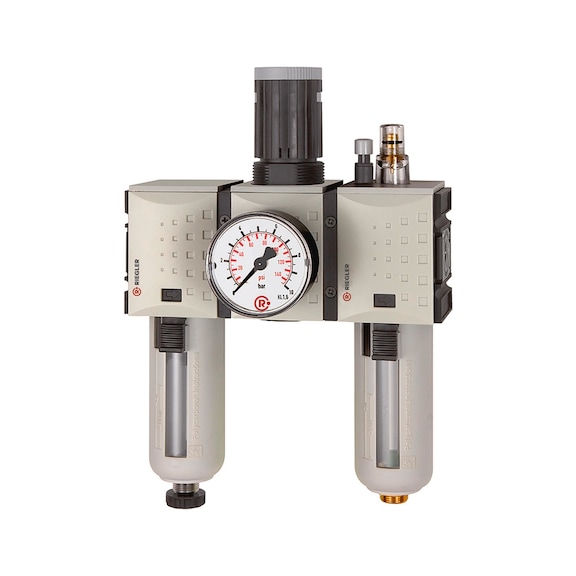 Three-piece FUTURA maintenance unit with polycarbonate container 152631 - Three-part maintenance unit (pneumatics)