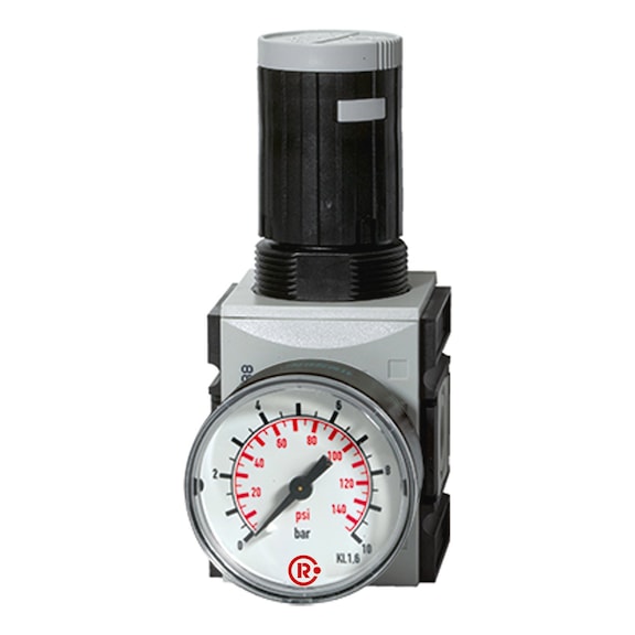 Präzisionsdruckregler FUTURA mit Manometer 100088 - Präzisions-Druckregler (Pneumatik)