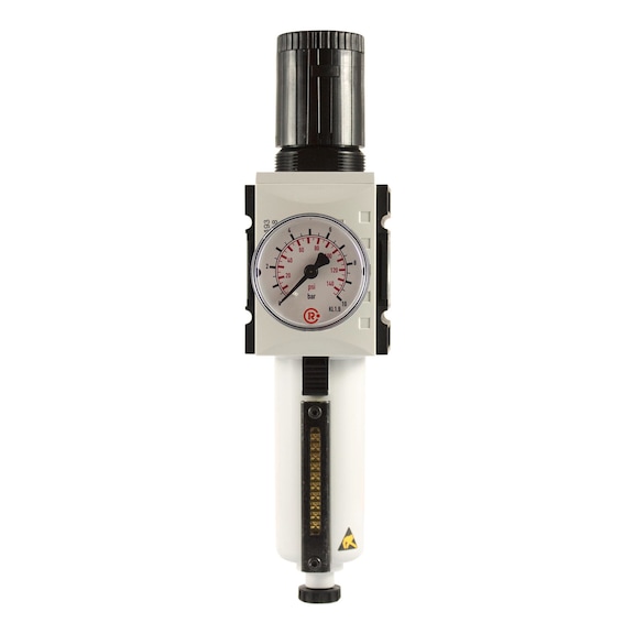 FUTURA filter regulator with metal container sight glass and pressure gauge 139484 - Filter regulator (pneumatics, unspecified)