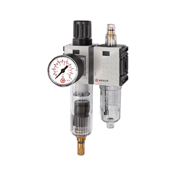 Two-piece FUTURA-mini maintenance unit with polycarbonate container 142462 - Two-part maintenance unit (pneumatics)