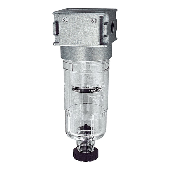 Multifix-mini pre-filter with polycarbonate container 100368 - Heavy-duty filter, Micro mist separator (pneumatics)