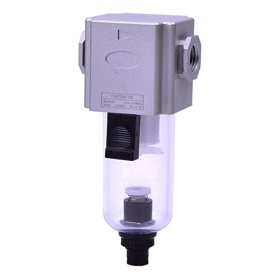 Filter GA-mini mit Polycarbonatbehälter und Haltewinkel 178356 - Filterkombination (Pneumatik)