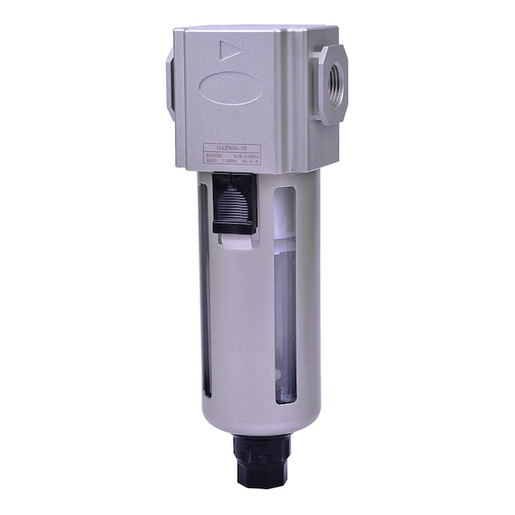 Filter with polycarbonate container protective cage and retaining bracket 178461 - Filter combination (pneumatics)