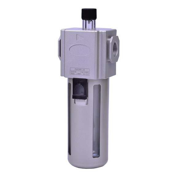 GA mist lubricator with polycarbonate container protective cage and mounting bracket 178485 - Standard lubricator (pneumatics)