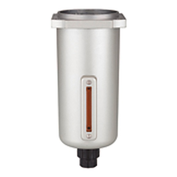 Metal container with sight glass and fully automatic drain valve 116411 - Container, sieve Pneumatics (accessories, other)