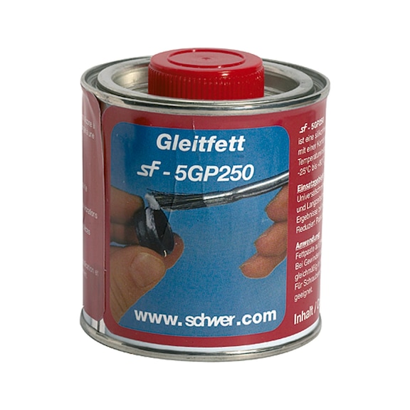 Gleitfett Dose 250 g silikonfrei lebensmittelecht 112523 - Schmierstoff (pastös)