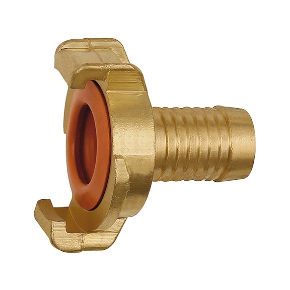 GEKA rigid hose connector drinking water polished brass 107807 - Hose coupling (unspecified)