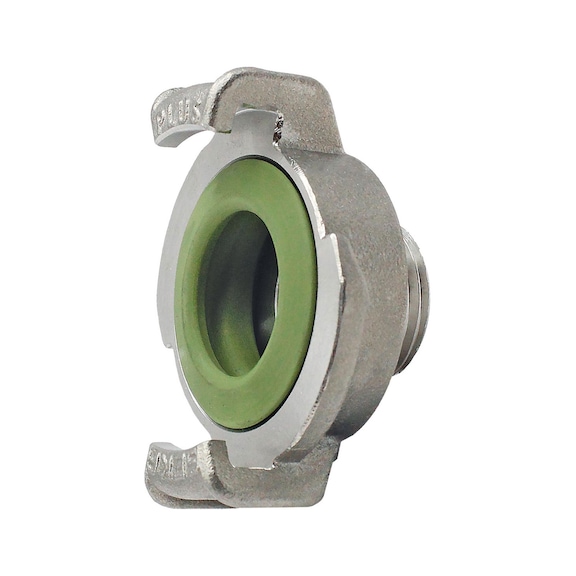 GEKA-Gewindestück starr Edelstahl 107831 - Schlauchkupplung (Sonstiges)