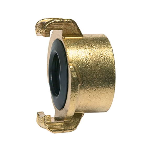 GEKA rigid threaded piece polished brass 107766 - Hose coupling (unspecified)