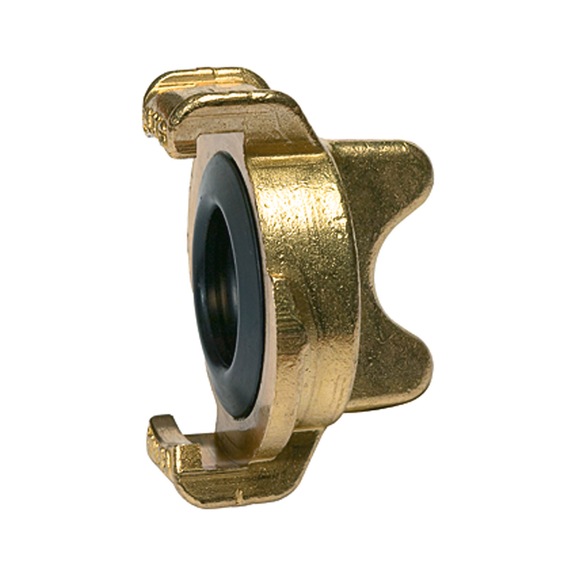GEKA blind coupling polished brass 107774 - Hose coupling (unspecified)