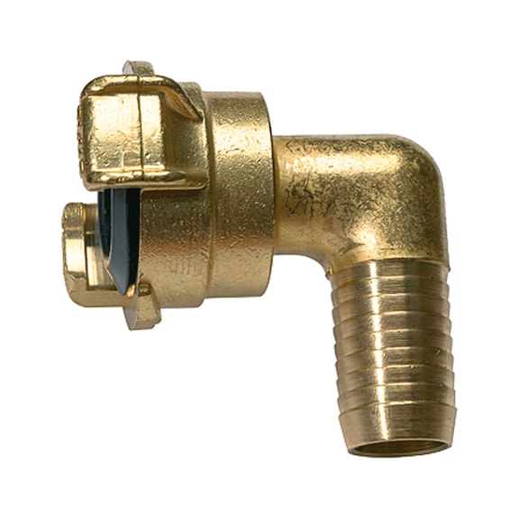 GEKA-Winkelschlauchstück 360 Grad drehbar Messing blank 107783 - Schlauchkupplung (Sonstiges)