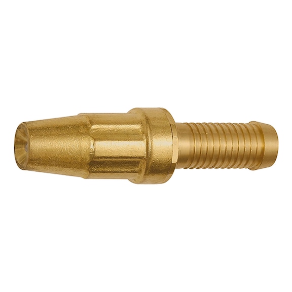 GEKA spray nozzle with hose nozzle bright brass 107798 - Hose fitting, hose connection (unspecified)
