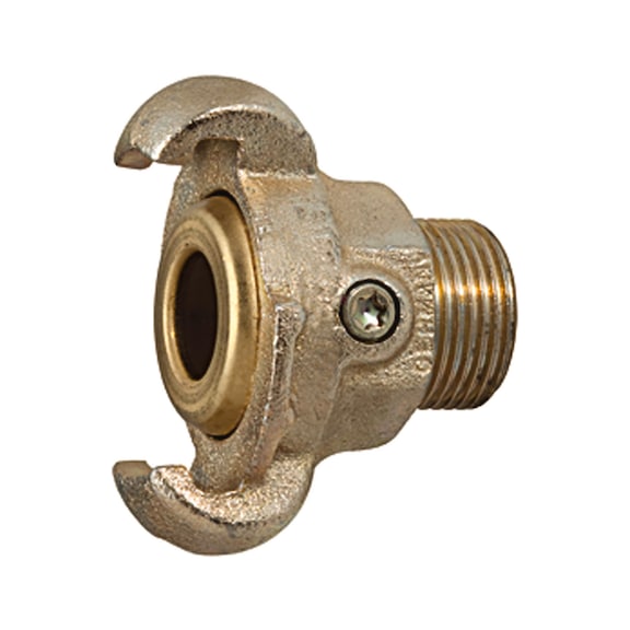 Claw coupling with external thread with brass seal 107857 - Multi connectors (pneumatics)