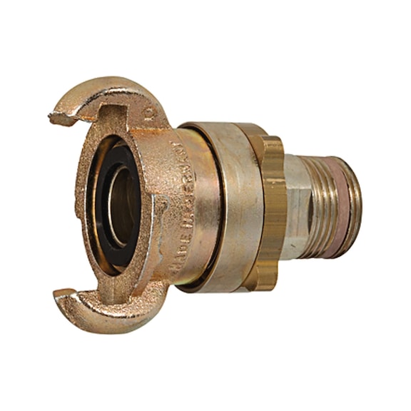 Safety claw coupling with external thread 107877 - Multi connectors (pneumatics)
