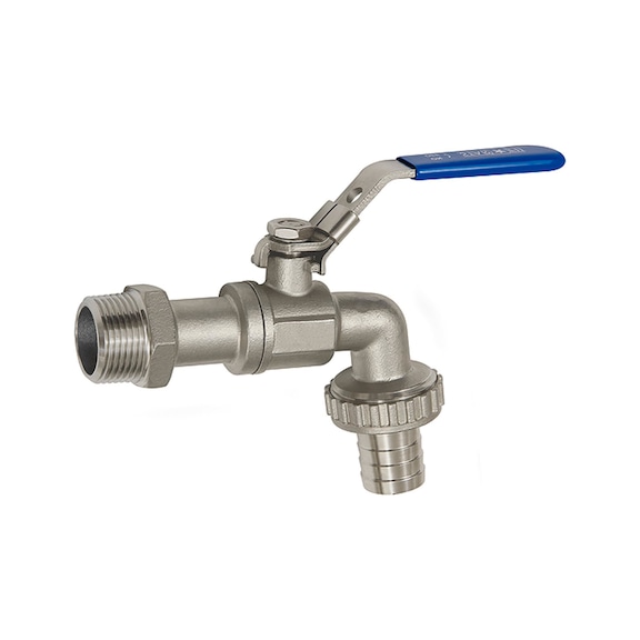 Kugelauslaufhahn Edelstahl 1.4408 103420 - Kugelhahn (Pneumatik)