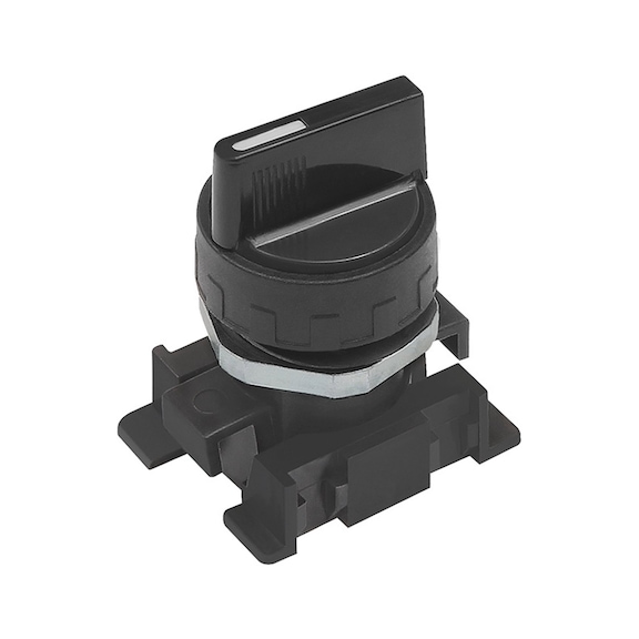 METAL WORK Short rotary lever black 3 positions 106449 - Pneumatics (accessories, unspecified)