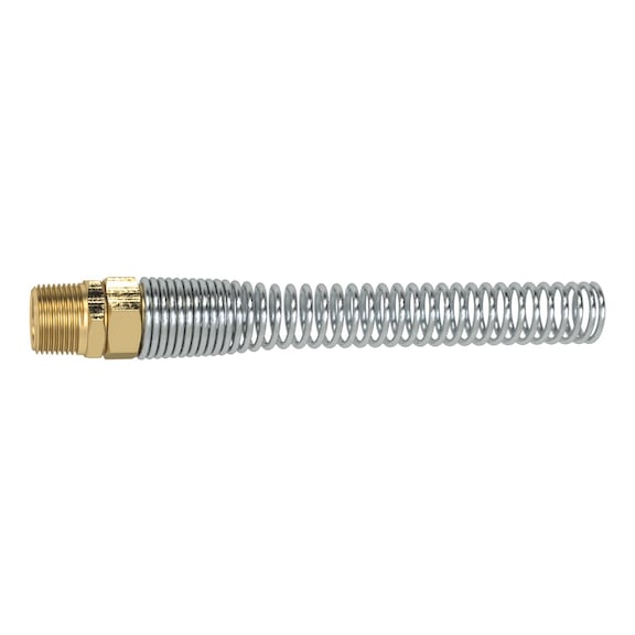 Rigid screw connection with anti-kink spring brass 159793 - Connectors/fitting (accessory, pneumatics)