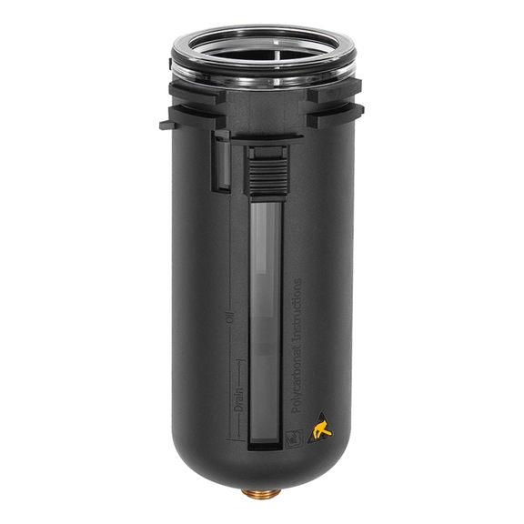 Polycarbonate container with protective basket without drain valve 135863 - Container, sieve Pneumatics (accessories, other)