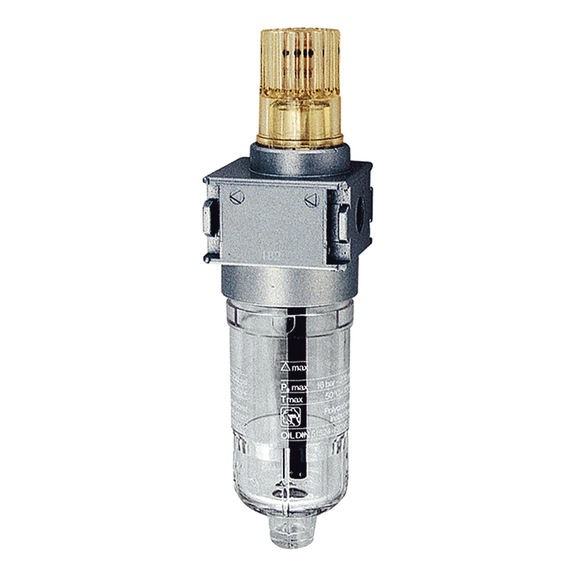 Nebelöler multifix-mini mit Polycarbonatbehälter 100388 - Standardnebelöler (Pneumatik)