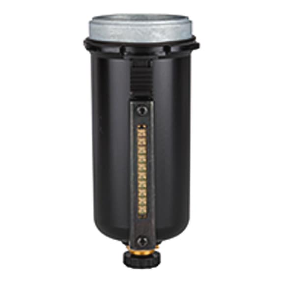 Metallbehälter mit Sichtrohr mit halbautomatischem Ablassventil 135861 - Behälter, Sieb Pneumatik (Zubehör, sonstige)