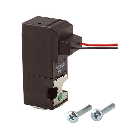 RIEGLER 3/2 mini solenoid valve direct-acting NO 106648 - Solenoid valve direct operated