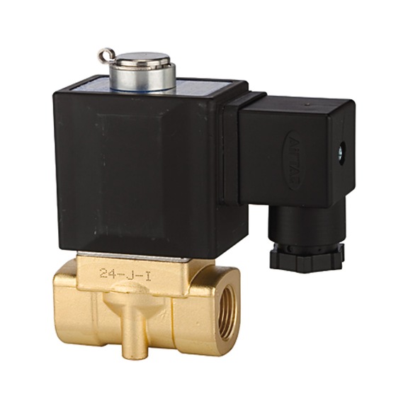 2/2-way solenoid valve brass direct-acting 116603 - Solenoid valve direct operated
