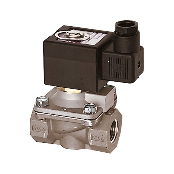 2/2-way solenoid valve positively controlled 102977 - Force-controlled solenoid valve