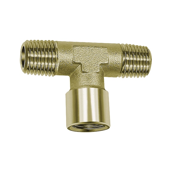 T-piece external/internal/external nickel-plated brass 112790 - Manifold (pneumatics)
