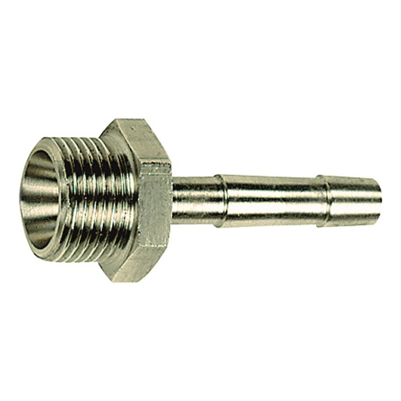 Screw-in hose nozzle stainless steel 1.4571 111765 - Screw-in hose nozzle (pneumatics)