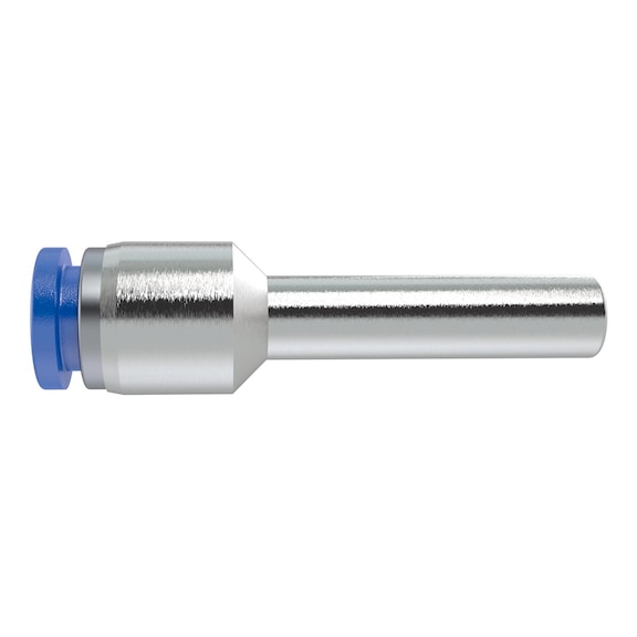 Straight plug connection Blue series mini reducing Nickel-plated brass 109103 - Push-in fitting (pneumatics)