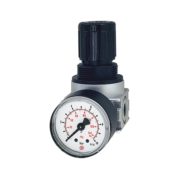 Multifix-mini pressure regulator with pressure gauge 100337 - Pressure regulator with pressure gauge