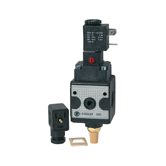 RIEGLER Switching valve (3/2-way valve) multifix 100622 - Directional control valve (pneumatics, unspecified)