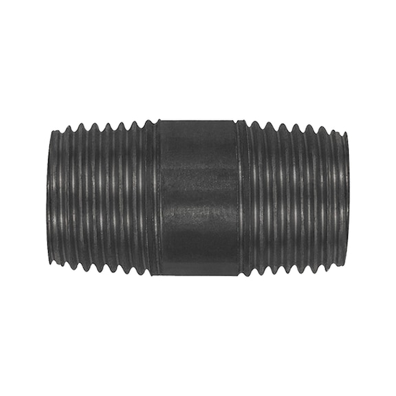 Pipe double nipple 23 steel black 135401 - Pipe double nipple