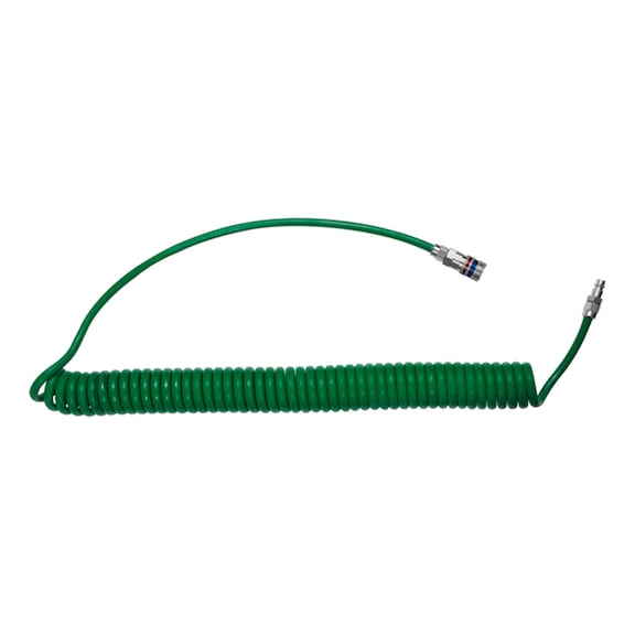 Spiral hose safety coupling set spark-proof PUR 4 m 136520 - Tubing (pneumatics, unspecified)