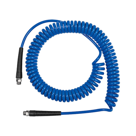 Spiral hose screw connection and rotatable kink protection spring length 6 m 158165 - Tubing (pneumatics, unspecified)
