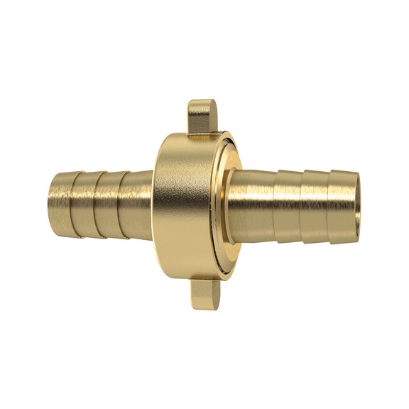 3/3 Hose fitting union nut flat sealing light version 146208 - Quick-lock with cap nut (pneumatics)