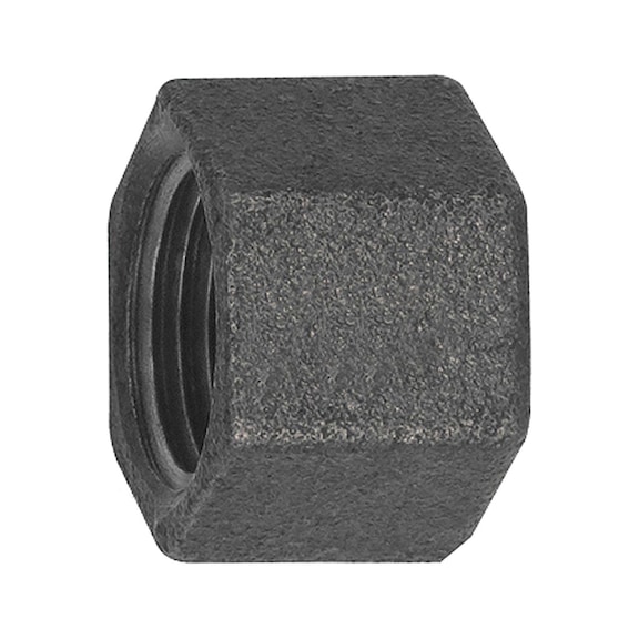 Cap 300 malleable cast iron black 133800 - Cap (fitting, installation)