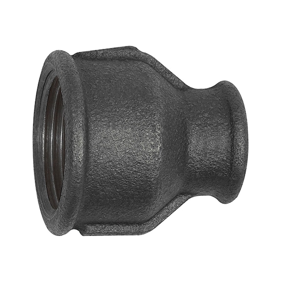 Socket 240 reducing malleable cast iron black 133697 - Collar (installation)