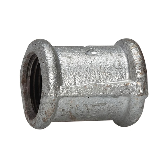 Sockets 270 black malleable cast iron hot-dip galvanised 113053 - Collar (installation)