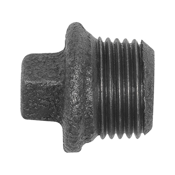 Plug 290 malleable cast iron black 133796 - Plug (fitting, installation)