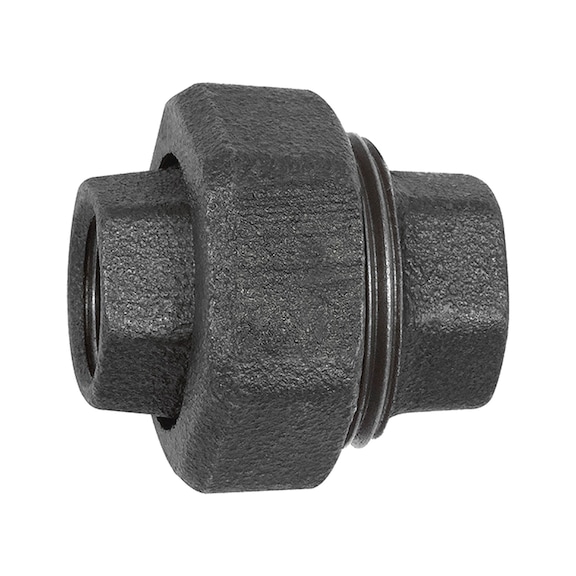 Fitting 340 conical sealing malleable cast iron black 133827 - Screw joint (fitting, installation)