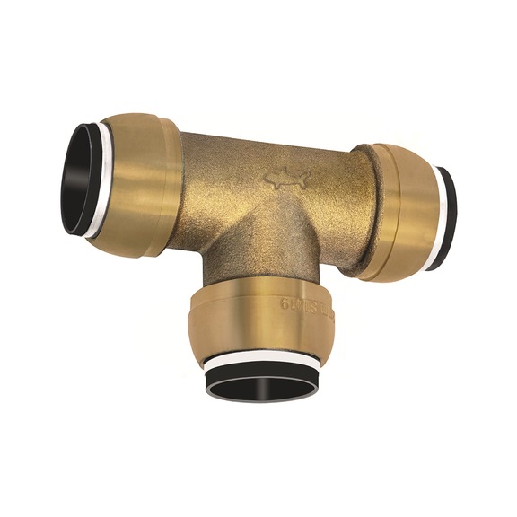 T-connector brass sharkbite 117085 - Component for connectors (accessory, pneumatics)