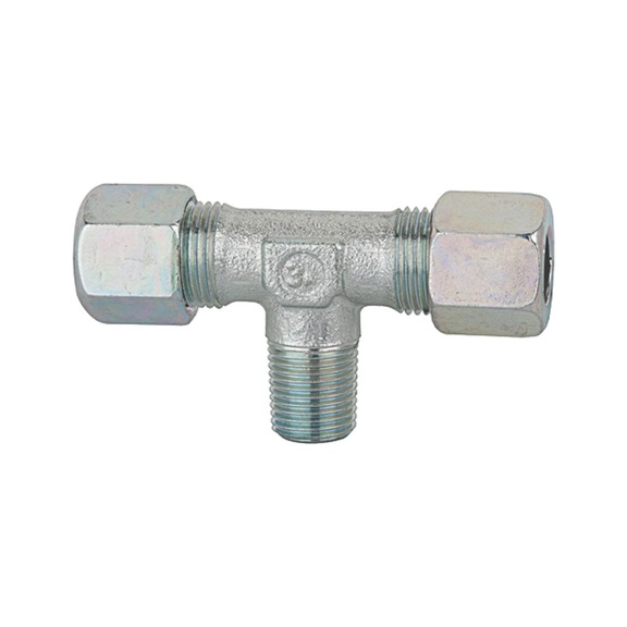 T-screw connection zinc-plated steel 112184 - T-fitting (pneumatics)